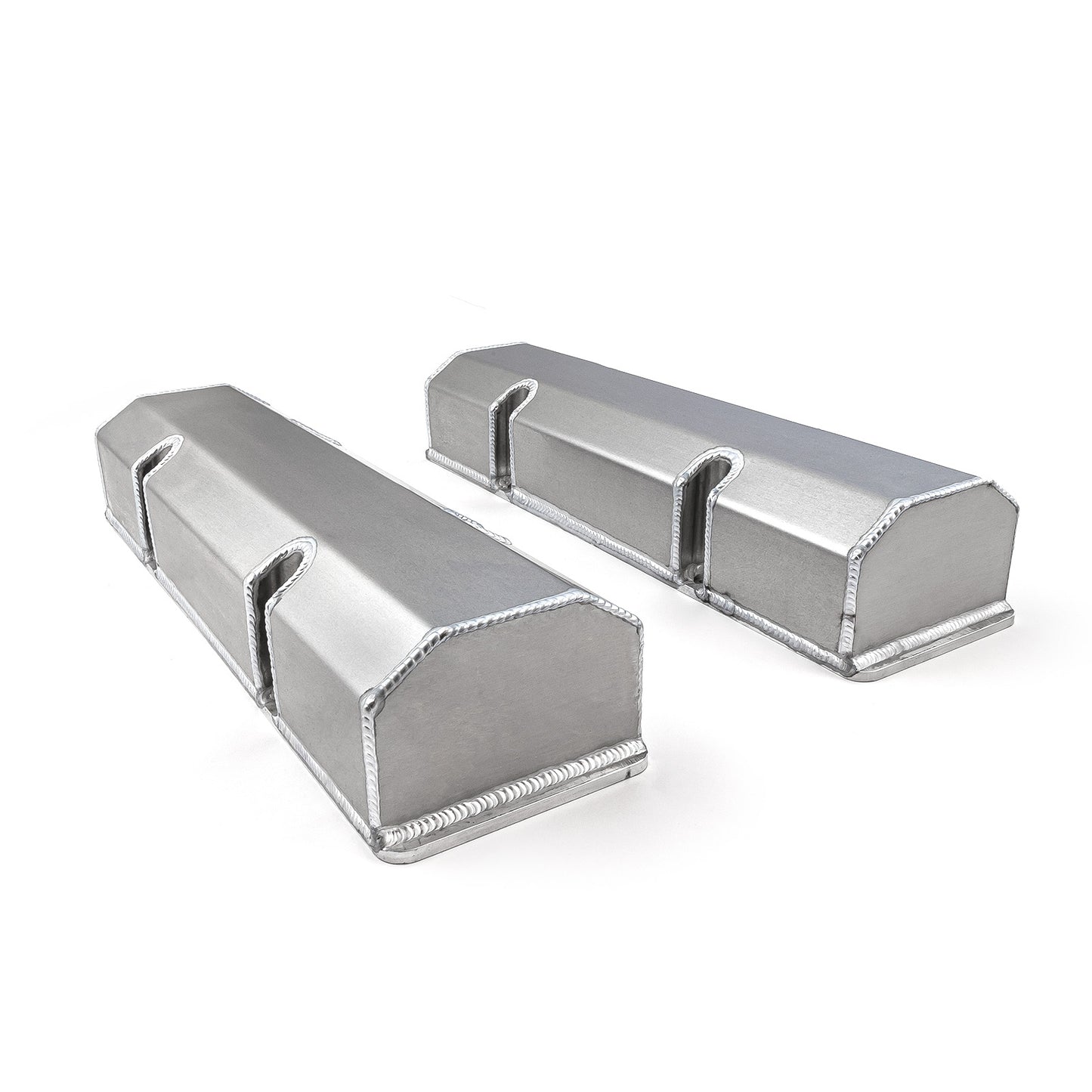 Speedmaster PCE314.1101.02 Fits Chevy SBC 350 Fabricated Valve Covers Satin Tall W/o Hole