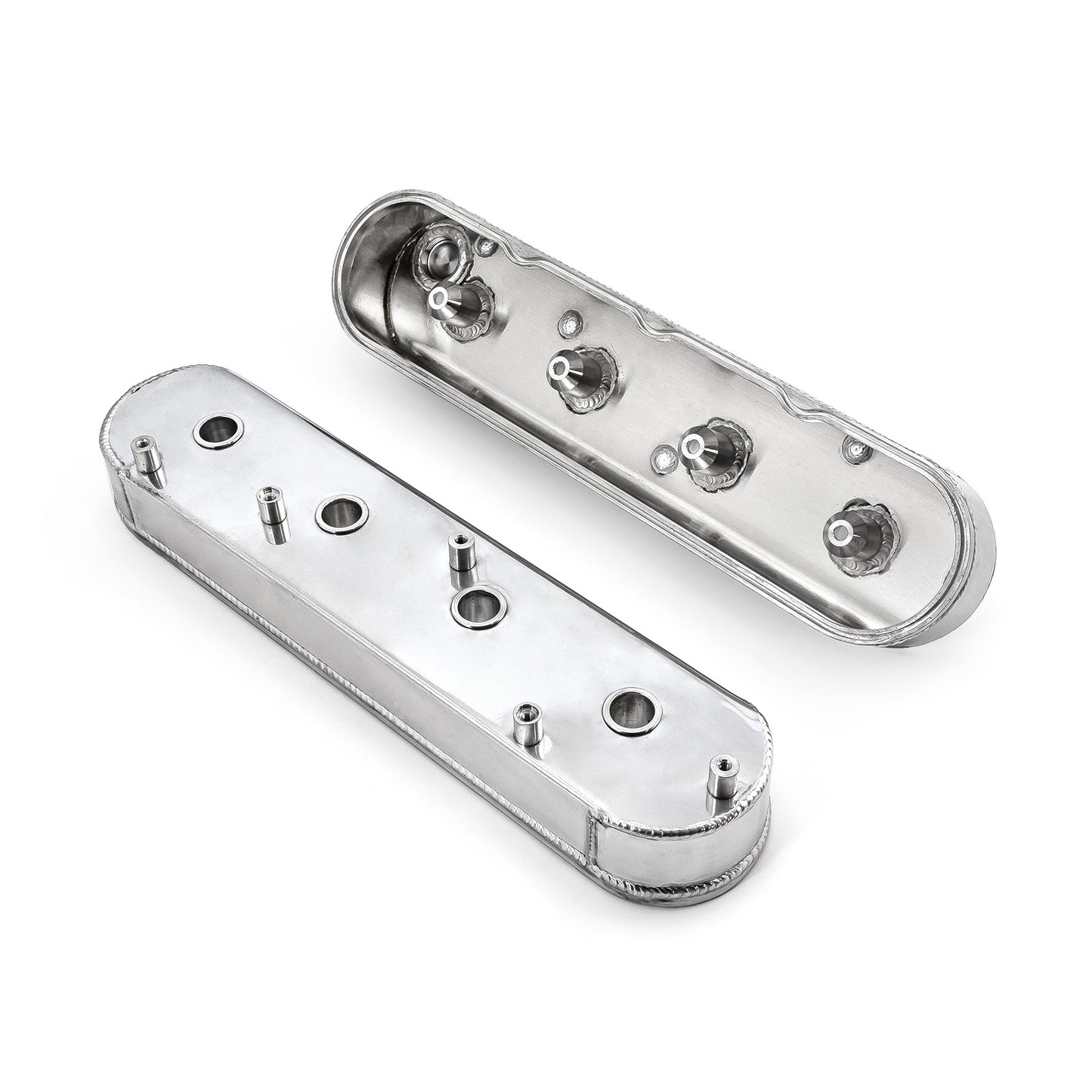 Speedmaster PCE314.1132.01 Fits Chevy LS1 LS2 LS3 LS6 LS7 Polished Fabricated Valve Covers - W/ Coil Mounts