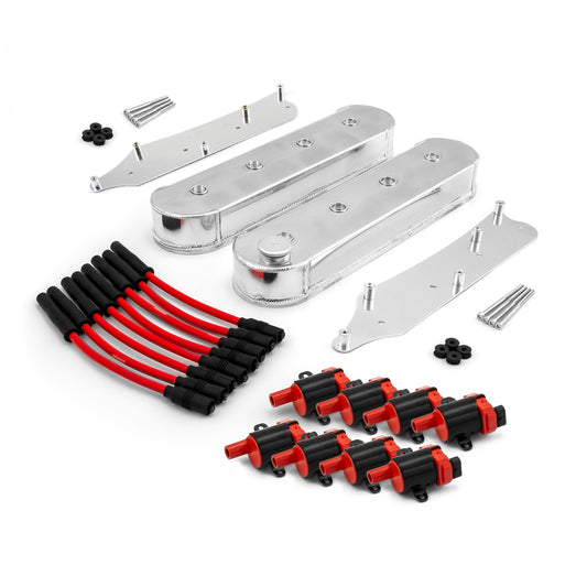 Speedmaster PCE314.1251 Fits Chevy LS1 LS2 LS3 LS6 LS7 Fabricated Valve Covers Coil Packs Wire Combo Kit