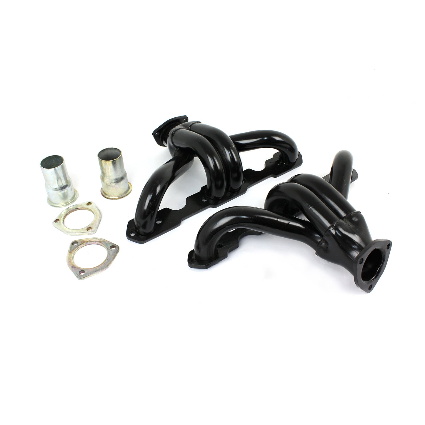 Speedmaster PCE316.1008 Fits Chevy SBC 350 1 5/8" Block Hugger Black Exhaust Headers