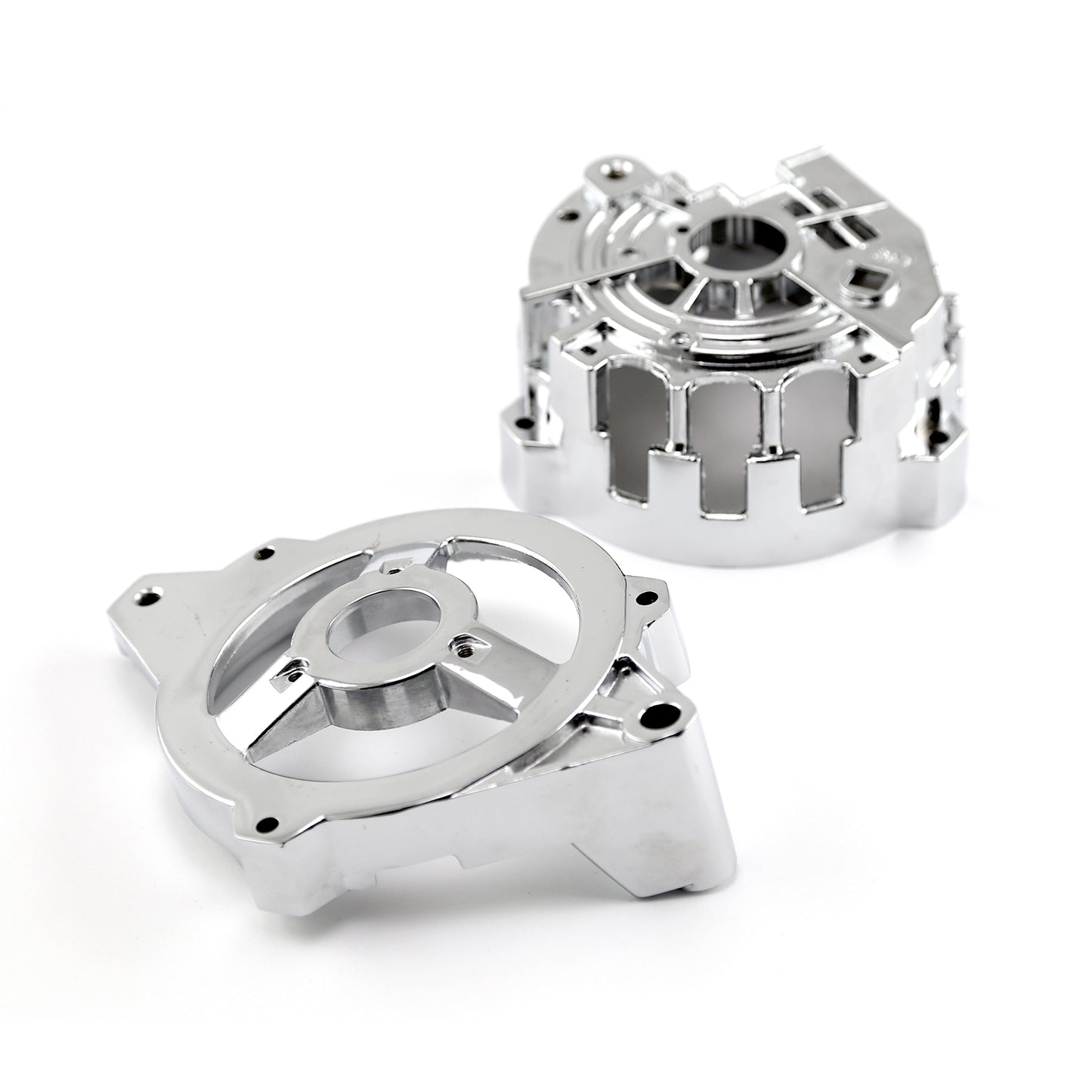 Speedmaster PCE360.1019 GM Chrome Alternator Housing Case Internal Regulator Front And Rear Cover