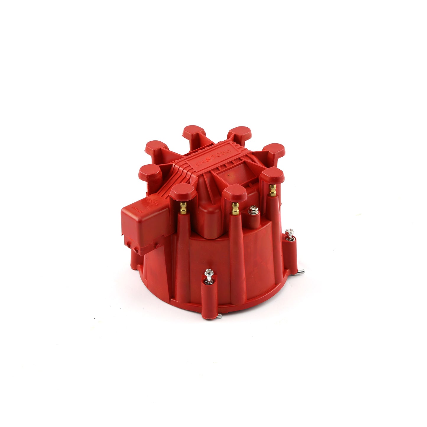 Speedmaster PCE371.1007 Thunder Series HEI Replacement Distributor Cap Brass Terminals - Red