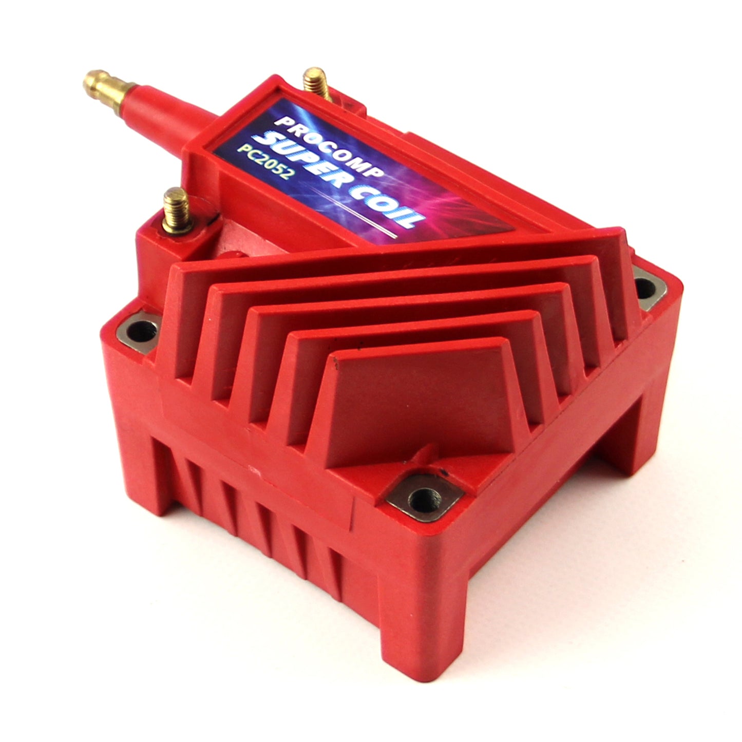 Speedmaster PCE382.1020 Universal Pc92 12V High Output External Male E-Core Ignition Coil - Red