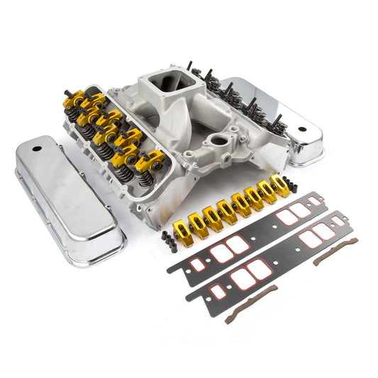 Speedmaster PCE435.1021 Fits Chevy BBC 454 Solid Roller CNC Cylinder Head Top End Engine Combo Kit