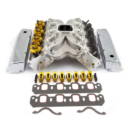 Speedmaster PCE435.1043 Fits Ford 302 351C Cleveland Solid FT CNC Cylinder Head Top End Engine Combo Kit