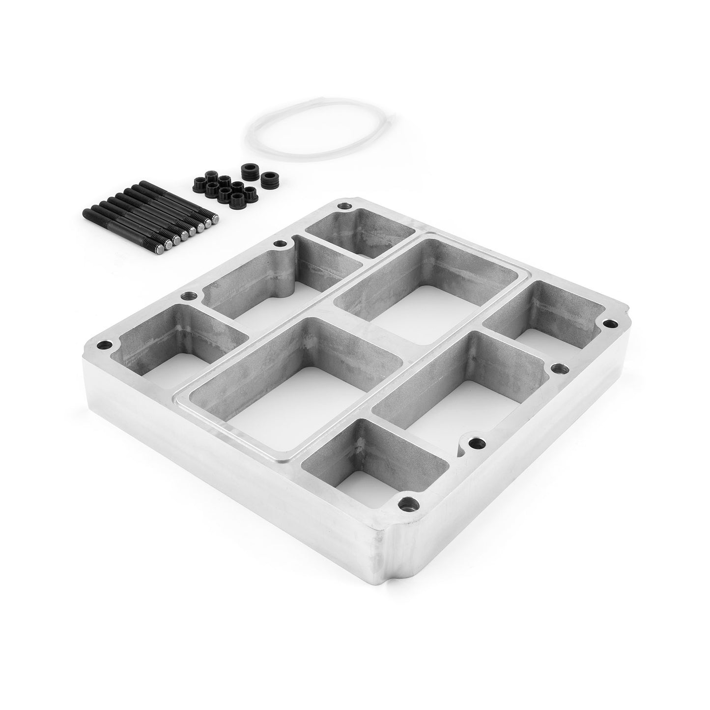 Speedmaster PCE517.1002 2" Tall Aluminum 6-71 8-71 Blower Intake Manifold Spacer & Studs