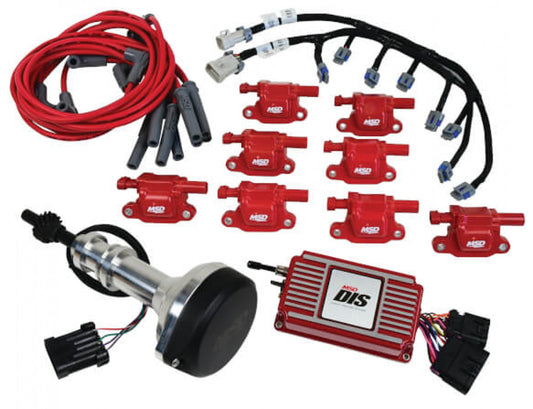 MSD DIS Digital Ignition System Kit - Red '60153