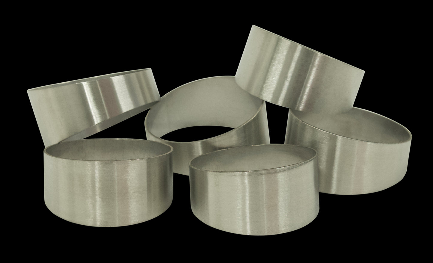 XFORCE Pie Cut 1D 304SS Brushed 2.5" 15 Degree 1.0D PSB-25015901