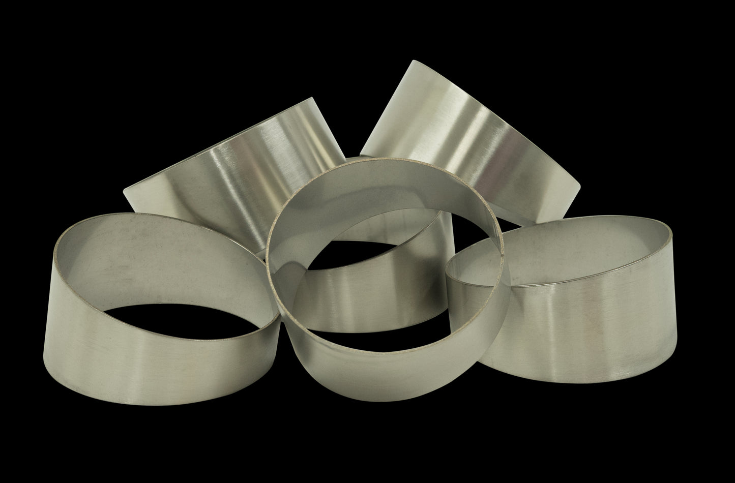 XFORCE Pie Cut 1D 304SS Brushed 4" 15 Degree 1.0D PSB-40015901