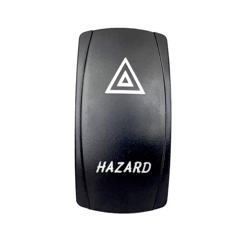 Quake LED - QRS651 - Rocker Switch Hazard 2 Way 5 Pin White