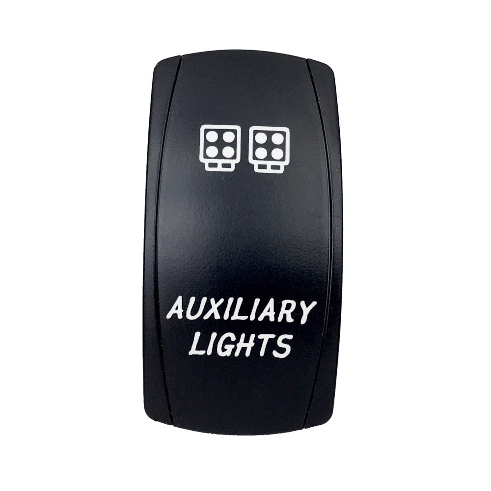 Quake LED - QRS699 - Rocker Switch Auxiliary Light 2 Way 5 Pin White
