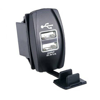 Quake LED - QRS707 - Illuminated USB Ports - 2 Pin White