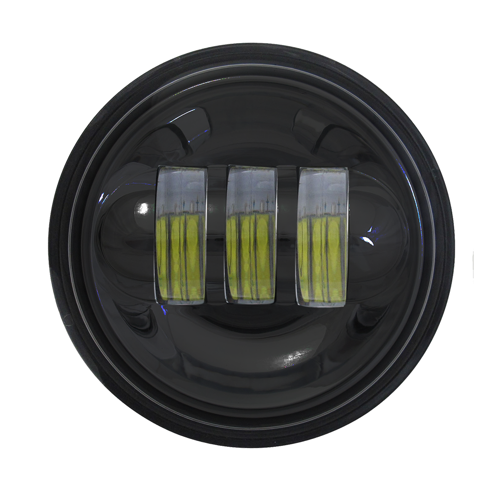 Quake LED - QTE464 - 4.5 Inch 30 Watt Fog Light Black Reflector Tempest Series