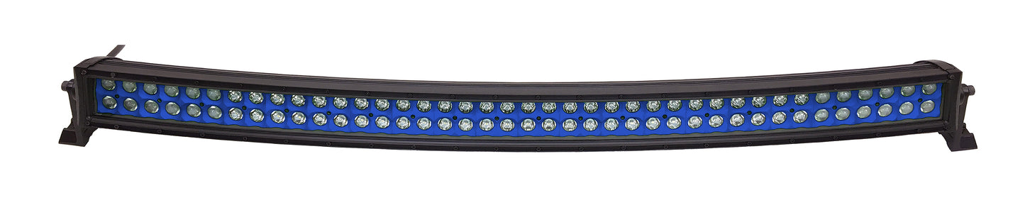 Quake LED - QUCA745 - 42 Inch Curved LED Light Bar Dual Row 240 Watt Blue Reflector Spot Ultra ARC Color Series