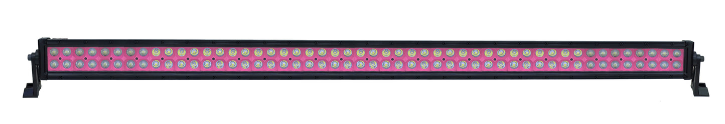 Quake LED - QUU594 - 50 Inch LED Light Bar Dual Row 300 Watt Pink Reflector Combo Ultra Color Series