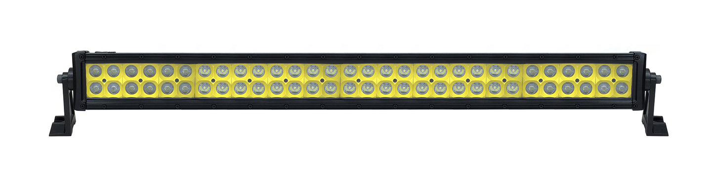 Quake LED - QUU603 - 32 Inch LED Light Bar Dual Row 180 Watt Yellow Reflector Combo Ultra Color Series
