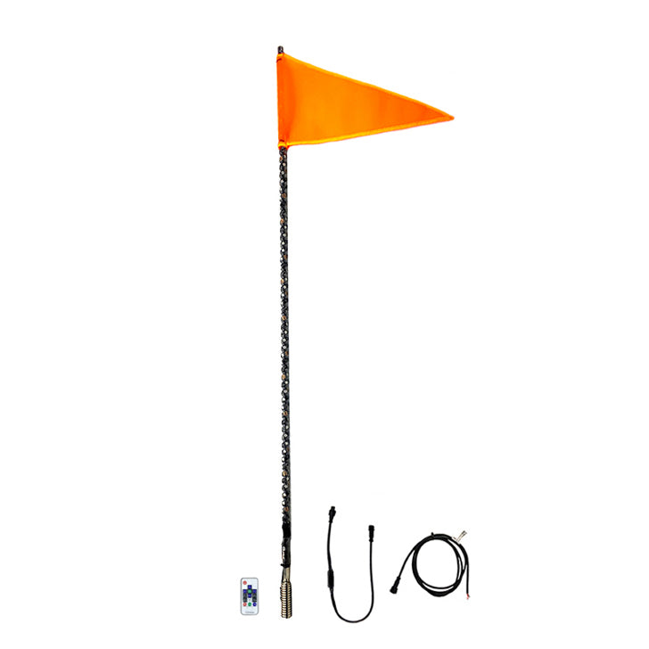 Quake LED - QW492 - 4 Foot HD RGB Accent LED Whip Light Single