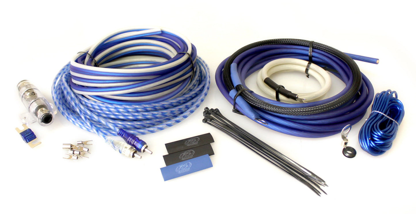 XS Power Batteries Amp Kit, XS Flex 8 AWG, Power Cable, Speaker Cable, Signal and Remote AKXS8-1