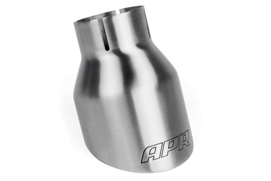 APR Double-Walled 4" Slash-Cut Exhaust Tips (Brushed) - Set of 2 TPK0002