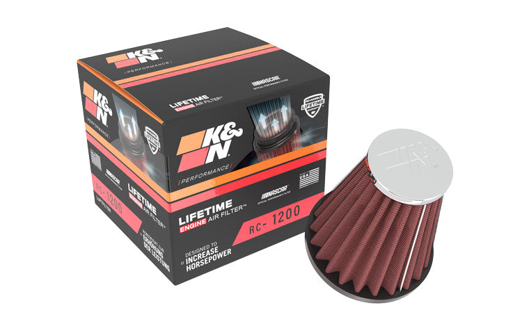 K&N RC-1200 Universal Clamp-On Air Filter