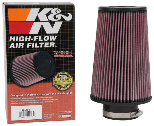 K&N RE-0810 Universal Clamp-On Air Filter