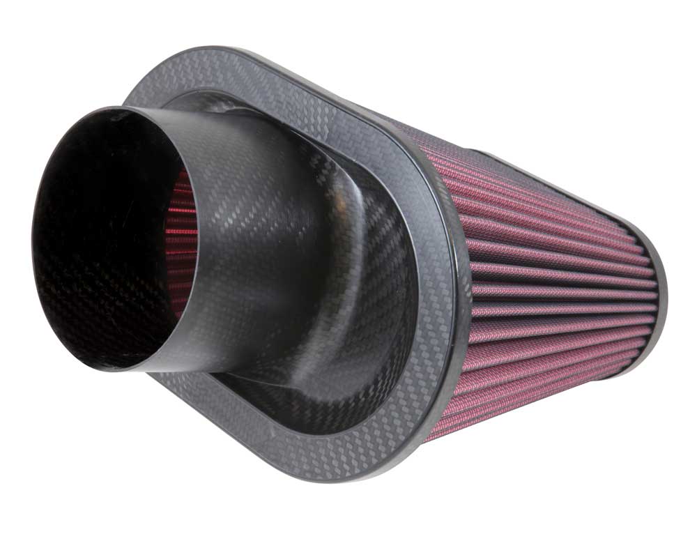 K&N RP-5285 Universal Air Filter - Carbon Fiber Top