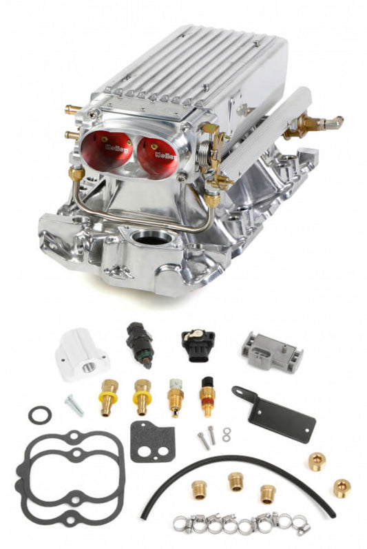 Holley EFI Small Block Chevy Polished Stealth Ram Multi-Port Power Pack kit 550-708
