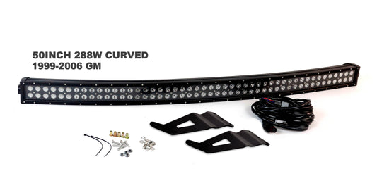 Race Sport RS-L362-288W - 99-06 Chevy And GMC Complete LED Light Bar Kit