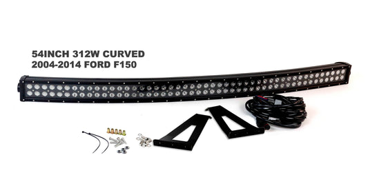 Race Sport RS-L46-312W - 04-14 Ford F150 Complete LED Light Bar Kit