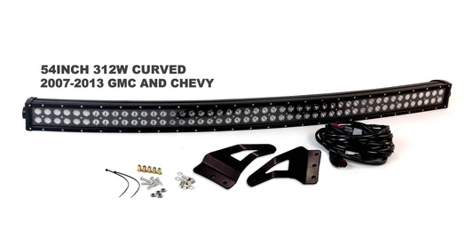 Race Sport RS-L48-312W - 07-13 Chevy And GMC Complete LED Light Bar Kit