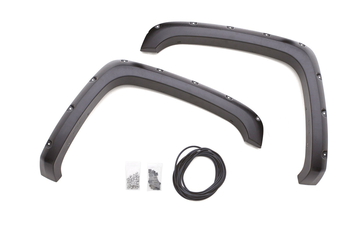 Lund RX109TA Elite Series Black Rivet Style Textured Finish Front Fender Flares For 2007-2013 Sierra 1500