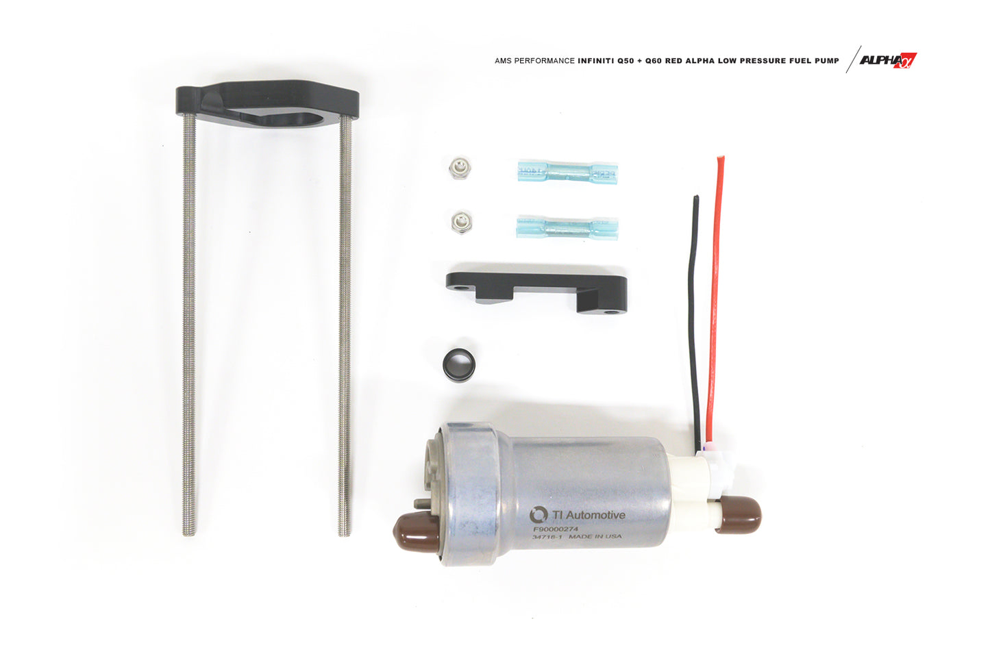 AMS Performance Q50/Q60 Red Alpha Low Pressure Fuel Pump Upgrade AMS-ALP.28.07.0002-1