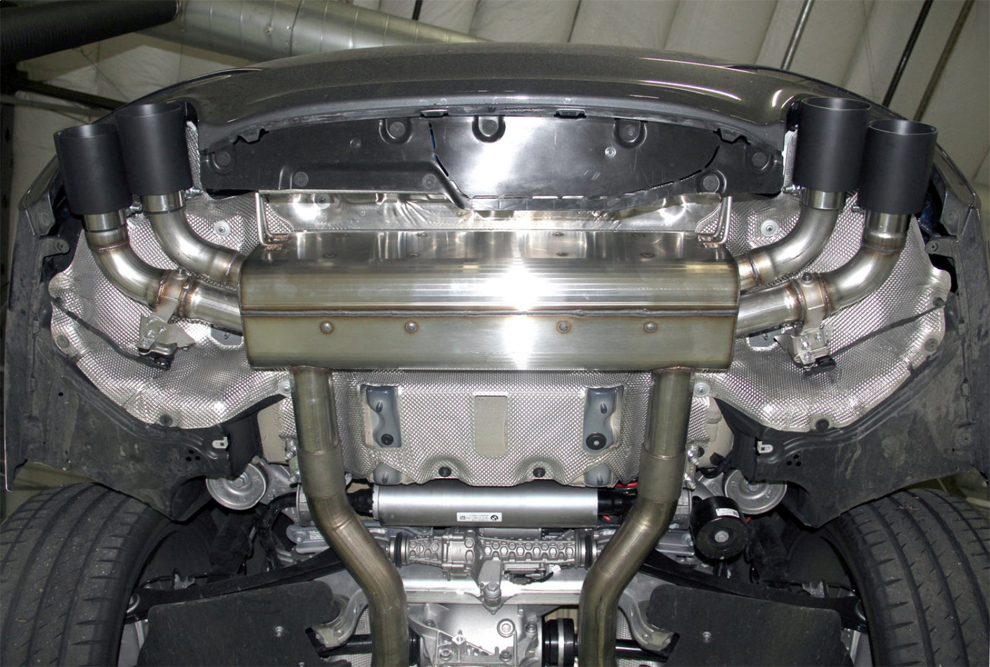 Dinan Free Flow Axle-Back Exhaust - 2018-2020 BMW M550i Black D660-0075-BLK