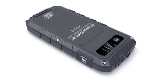 XS Power Batteries 6,000mAh PowerSports Bank. Gray plastic housing PB-6.0