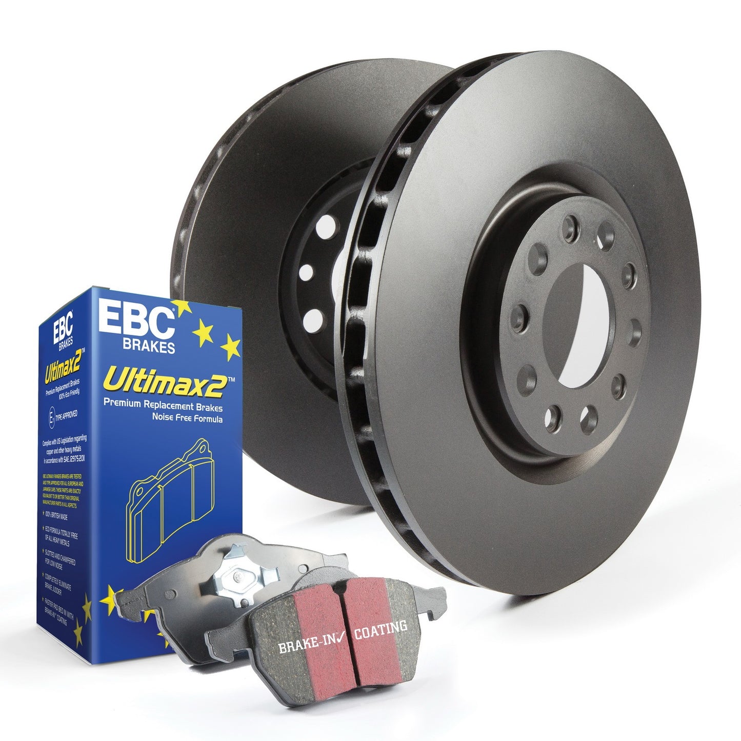 EBC S20K1907 S20 Kits Ultimax and RK rotors 2 axle Front and Rear kit