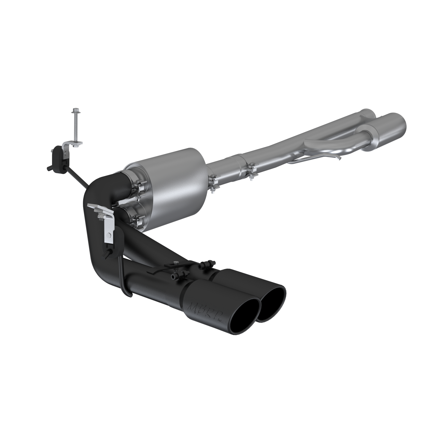 MBRP Exhaust 3" Cat Back Pre-Axle Dual Side Exit Black Coated S5092BLK