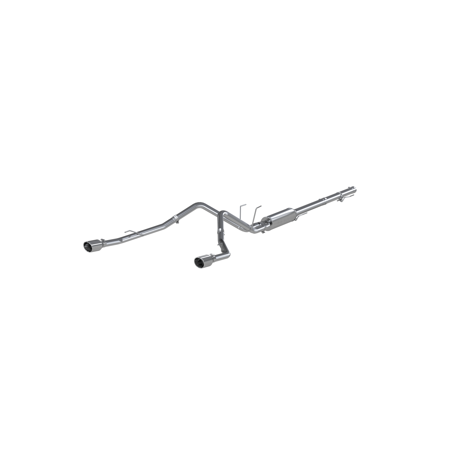 MBRP Exhaust 2 1/2in. Cat Back; Dual Split Rear; T409 (through stock bumper) S5146409