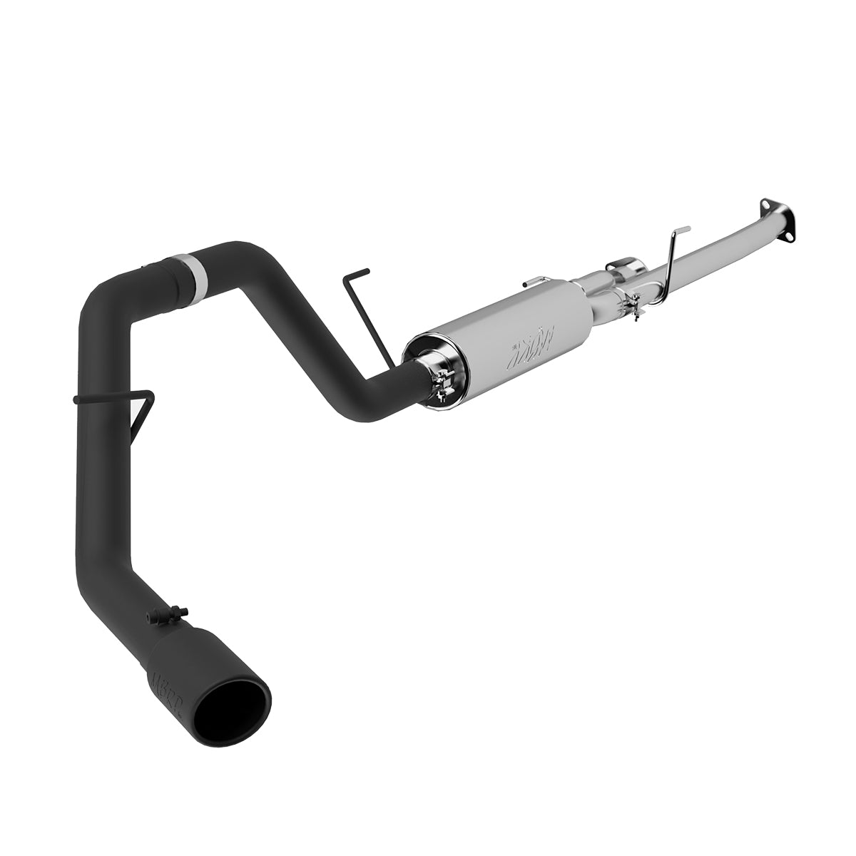 MBRP Exhaust 3in. Cat Back; Single Side; Black Coated S5314BLK
