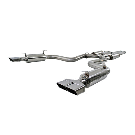 MBRP Exhaust 3in. Cat Back; Dual Split Rear; T304 S7110304