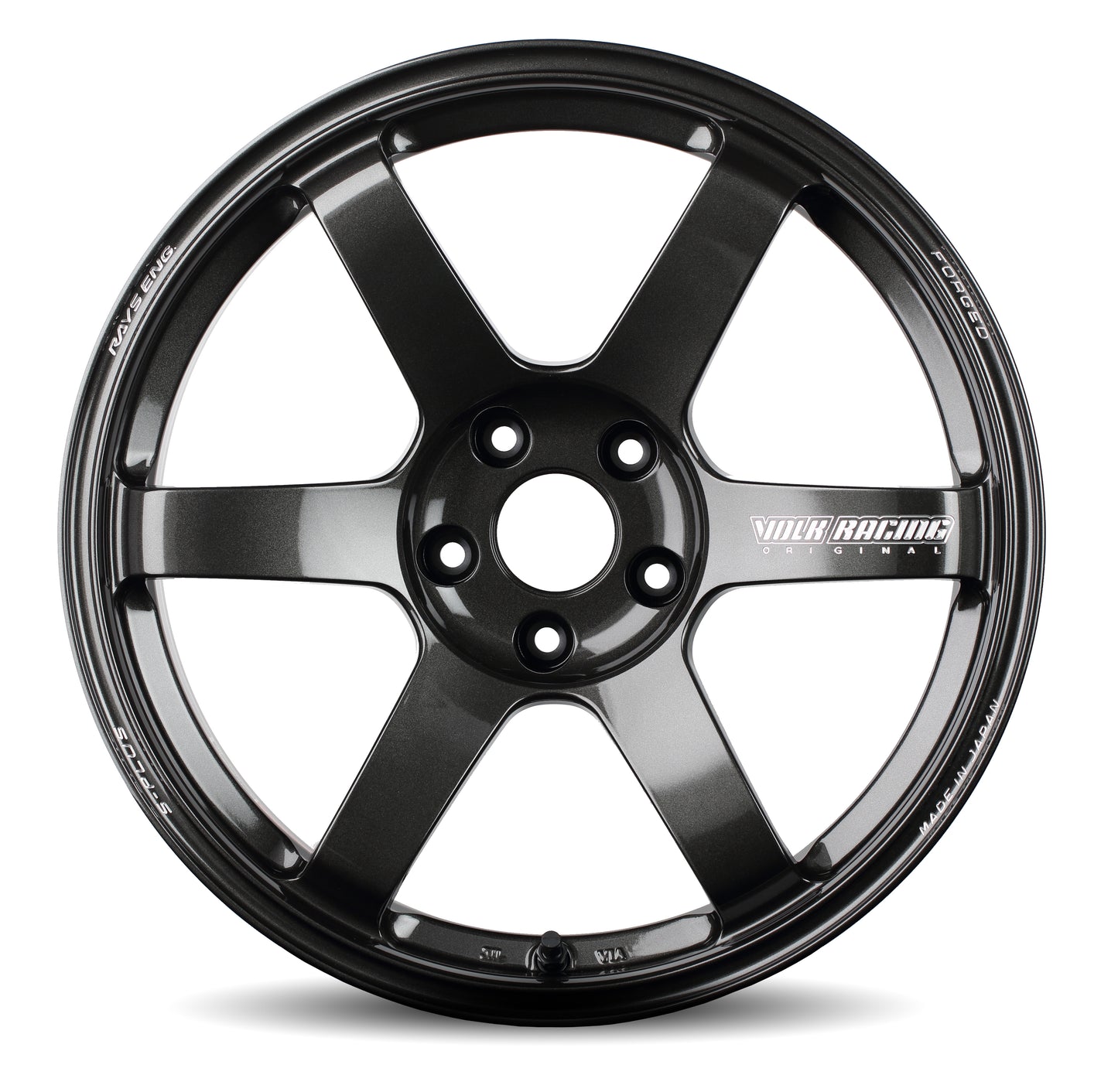 Volk TE37 SAGA S-PLUS 17x8.5 DIAMOND DARK GUNMETAL (MM) Wheel