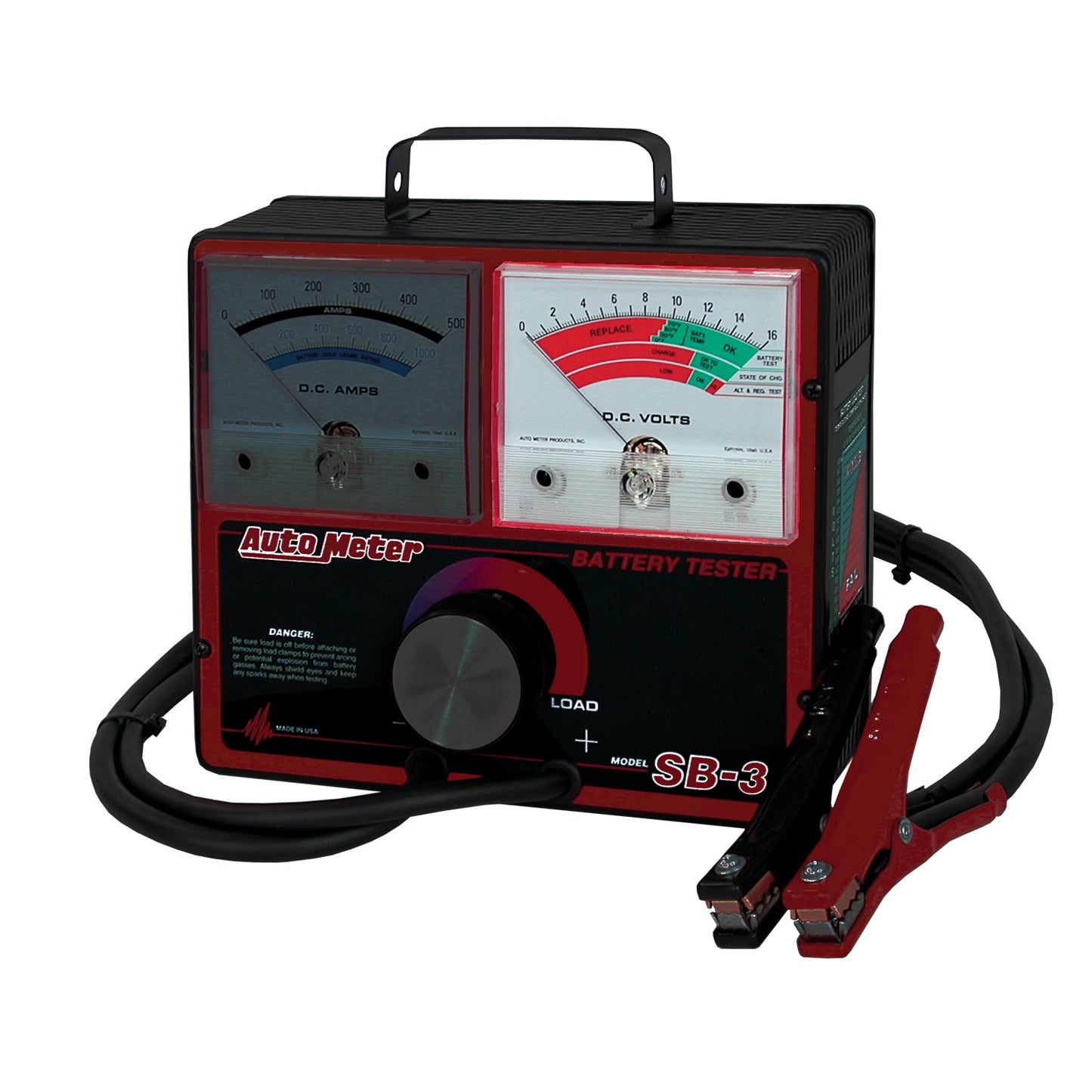 AutoMeter SB-3; 500 Amp Variable Load Battery/Electrical System Tester SB-3