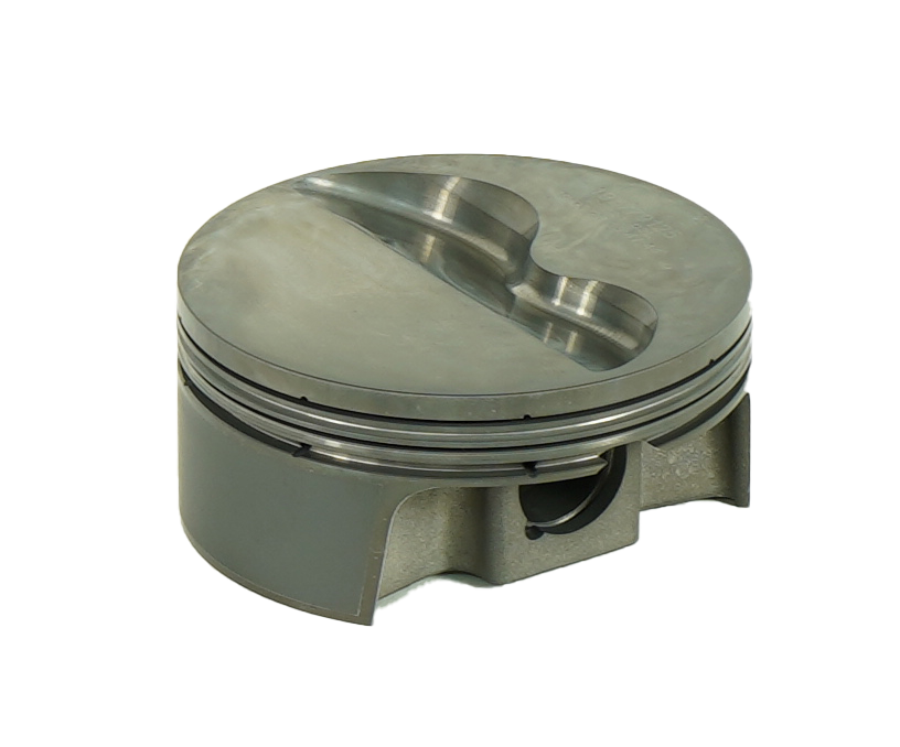 Mahle Motorsport SMALL BLOCK CHEVY 21 degree FLAT TOP Gasported / Asymmetrical Valve Pockets PowerPak Plus SINGLE PISTON (197779155) 4.155 x 1.062RCH 3.625stroke6.125rod0.927pin-8.9cc414g 197779155-1