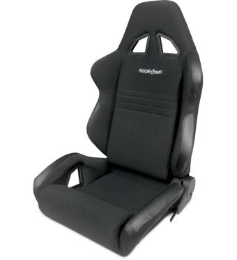 SCAT ENTERPRISES Rave Sport Recliner Seat - LH - Black Velour 80-1600-61L