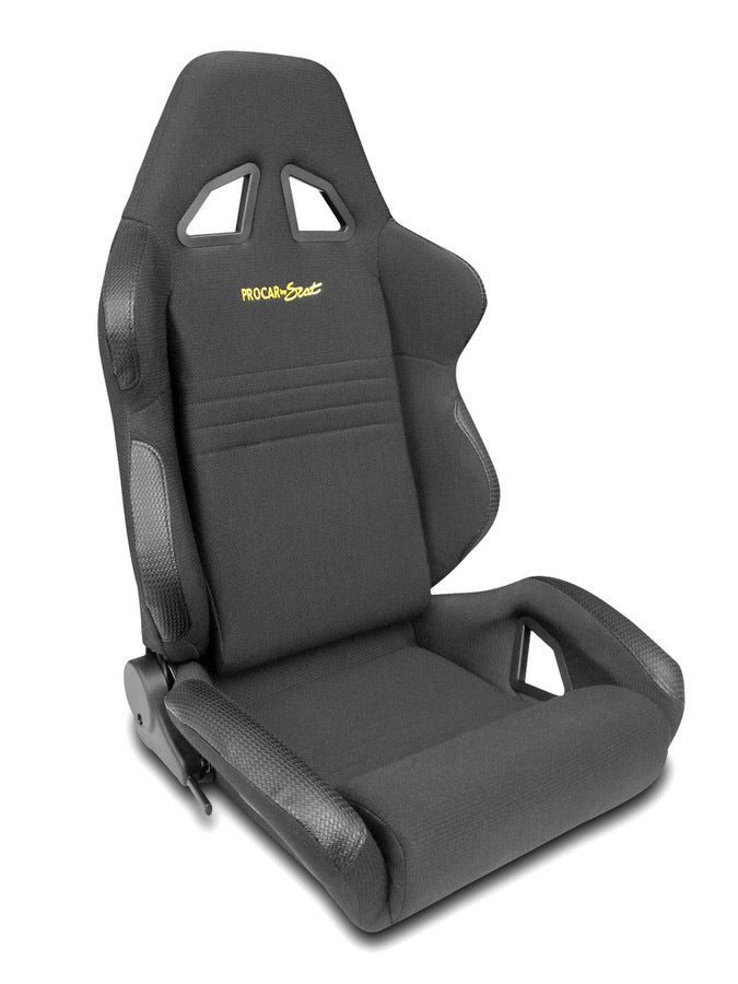 SCAT ENTERPRISES Rave Sport Recliner Seat - RH - Black Velour 80-1600-61R