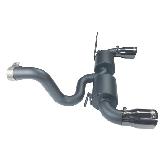 Injen Black Dual Axle Back Exhaust System SES5005BLK
