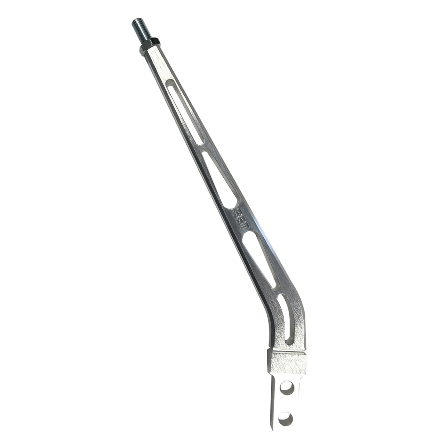 Silver Sport Transmissions 10" Layback Shifter Stick Billet Aluminum Brushed Aluminum Finish SLA-00500