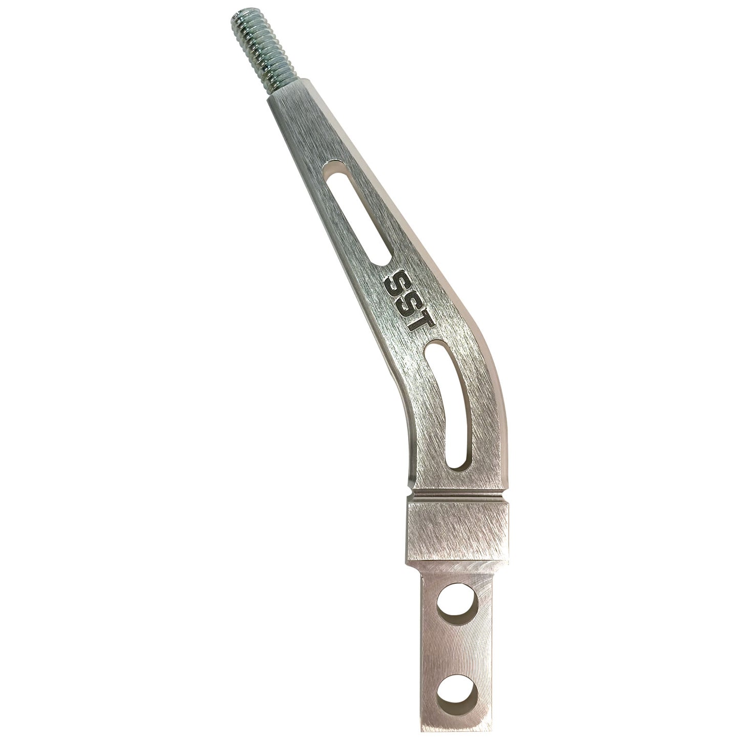 Silver Sport Transmissions 6" Layback Shifter Stick Billet Aluminum Brushed Aluminum Finish SLA-00502