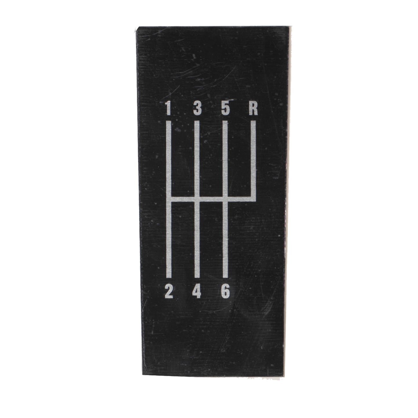 Silver Sport Transmissions 6 Speed Shift Pattern Plate For 1977 1982 Chevy Corvette SLG-C3LVNP6