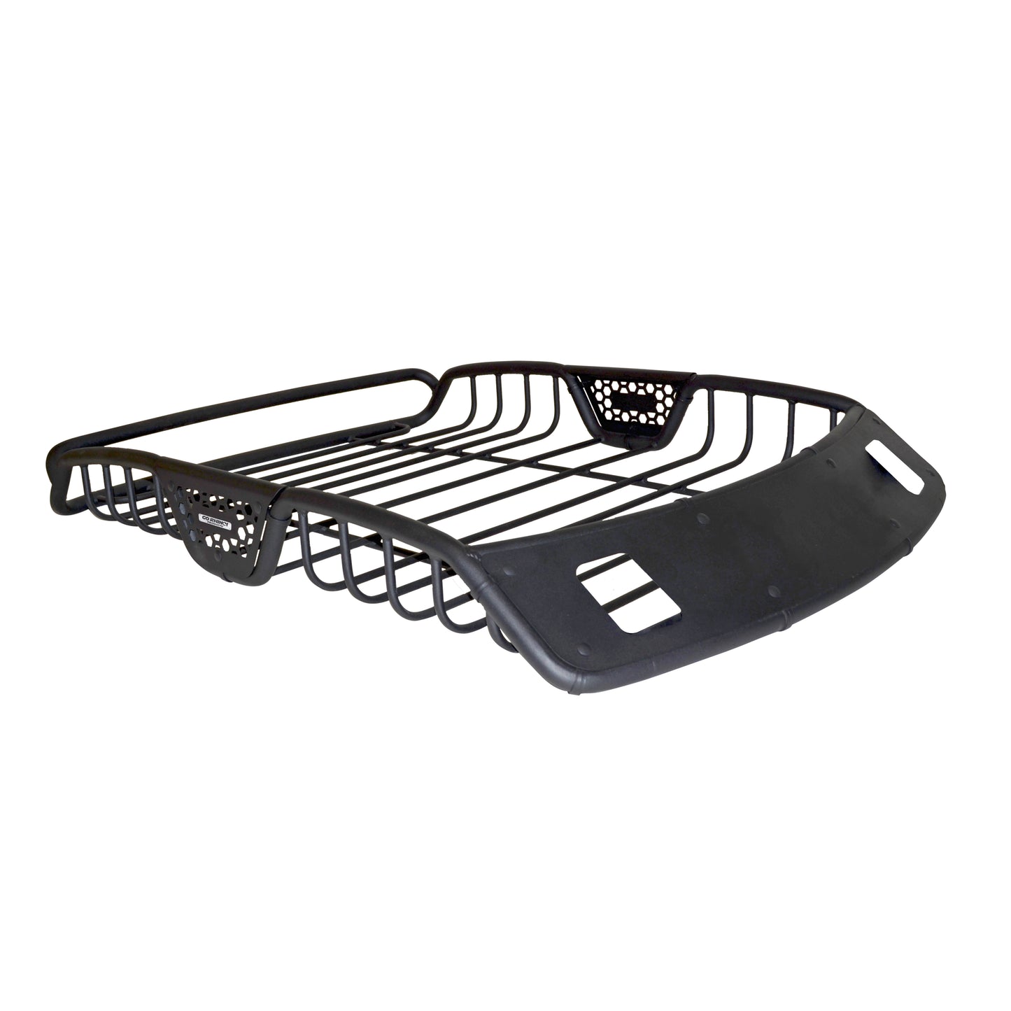 Go Rhino 59027T SR20 Tubular Steel Roof Rack With 2x Light Mount Openings 60" Long Textured Black