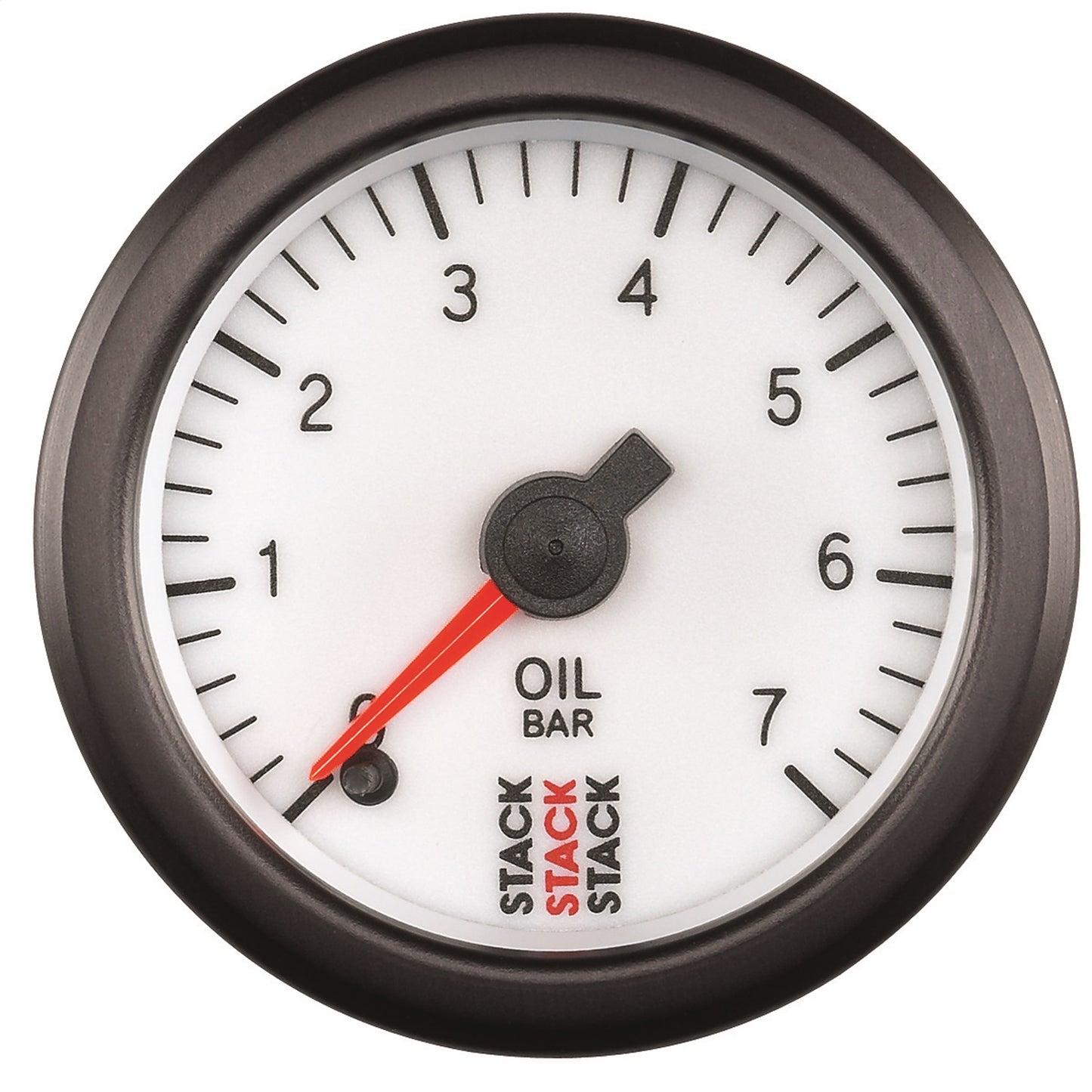 Stack OIL PRESS PRO STEPPER MOTOR 52MM WHT 0-7 BAR M10 MALE ST3351